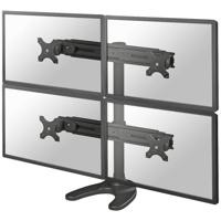 Neomounts FPMA-D700DD4 4-voudig Monitorvoet 48,3 cm (19) - 76,2 cm (30) In hoogte verstelbaar, Kantelbaar, Zwenkbaar, Roteerbaar