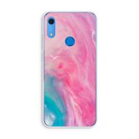Roze explosie: Huawei Y6s Transparant Hoesje