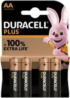Batterij Duracell Alkaline Plus AA bls4 - thumbnail