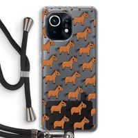 Pony: Xiaomi Mi 11 Transparant Hoesje met koord