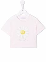 Monnalisa t-shirt clouté à fleurs - Rose