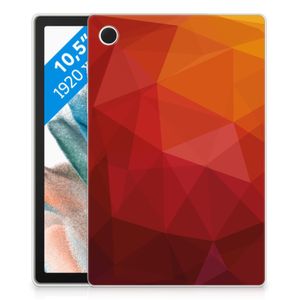 Back Cover voor Samsung Galaxy Tab A8 2021/2022 Polygon Red