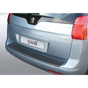 Bumper beschermer passend voor Peugeot 5008 Zwart GRRBP440