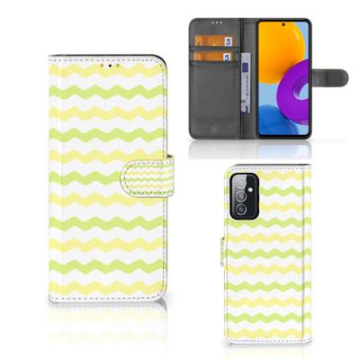 Samsung Galaxy M52 | Telefoon Hoesje | Waves Yellow