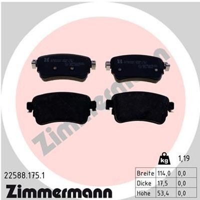 Remblokkenset, schijfrem 225881751