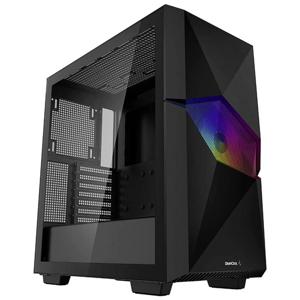 DeepCool DeepCool CYCLOPS Midi-Tower - schwarz Midi-tower PC-behuizing Zwart 1 voorgeïnstalleerde ventilator