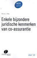 Enkele bijzondere juridische kenmerken van co-assurantie (Paperback)