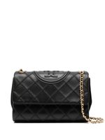 Tory Burch sac porté épaule convertible Fleming Soft - Noir