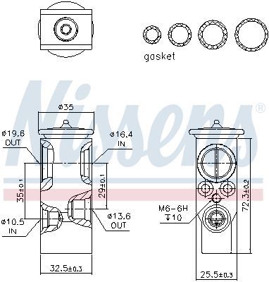 Expansieventiel, airconditioning ** FIRST FIT ** 999396
