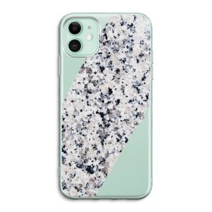 Gespikkelde marmer: iPhone 11 Transparant Hoesje