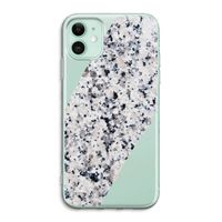 Gespikkelde marmer: iPhone 11 Transparant Hoesje