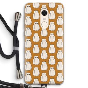 Uilen: Xiaomi Redmi 5 Transparant Hoesje met koord