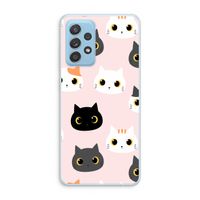 Katten: Samsung Galaxy A73 Transparant Hoesje