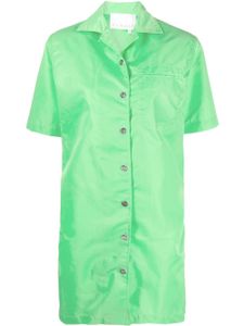 REMAIN robe-chemise évasée à manches courtes - Vert