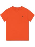 POLO RALPH LAUREN KIDS t-shirt à logo brodé - Orange