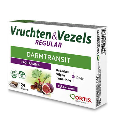 Ortis Vruchten & Vezels Regular Darmtransit Blokjes