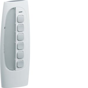Hager Tu406 afstandbediening rf 6-voudig knx wit