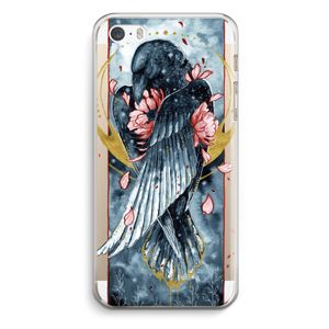 Golden Raven: iPhone 5 / 5S / SE Transparant Hoesje