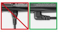 Goobay 97350 electriciteitssnoer Zwart 2 m Netstekker type C C7 stekker - thumbnail