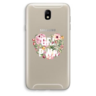 GRL PWR Flower: Samsung Galaxy J7 (2017) Transparant Hoesje