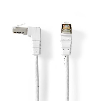 Bandridge CAT6 F/UTP-netwerkkabel | RJ45 Male naar RJ45 Male haaks | 5,00 m | Wit | 1 stuks - BCL8205 BCL8205