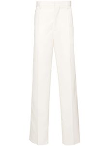 DSQUARED2 pantalon en serge à coupe droite - Blanc