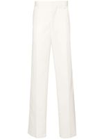 DSQUARED2 pantalon en serge à coupe droite - Blanc