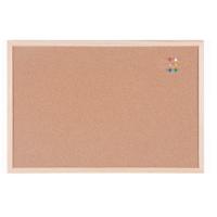 Bi-Office kurkbord met houten kader, ft 60 x 40 cm