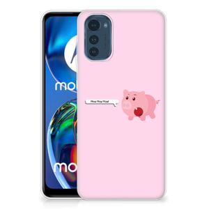 Motorola Moto E32/E32s Telefoonhoesje met Naam Pig Mud