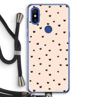 Kleine kattenkopjes: Xiaomi Mi Mix 3 Transparant Hoesje met koord