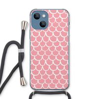 Dakpannetjes: iPhone 13 Transparant Hoesje met koord