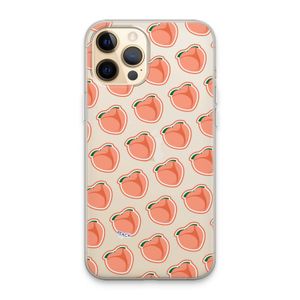 Just peachy: iPhone 13 Pro Max Transparant Hoesje