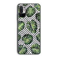 Geometrische jungle: Xiaomi Redmi Note 10 5G Transparant Hoesje Geometrische jungle: Xiaomi Redmi Note 10 5G Transparant Hoesje