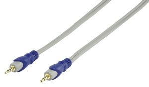 3,5mm jack kabel male-male deluxe [diverse lengtes]