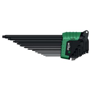 Inbusset TORX Wiha 366RHZ13, 13-delig in houder 36503