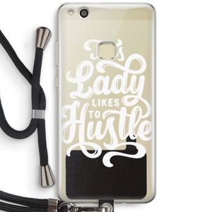 Hustle Lady: Huawei Ascend P10 Lite Transparant Hoesje met koord