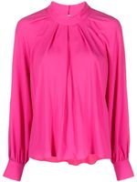 Luisa Cerano blouse à détails de plis - Rose