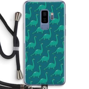 Diplodocus: Samsung Galaxy S9 Plus Transparant Hoesje met koord