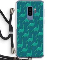 Diplodocus: Samsung Galaxy S9 Plus Transparant Hoesje met koord