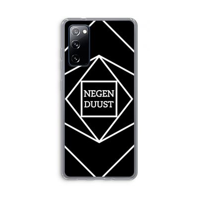 Negenduust geometrisch: Samsung Galaxy S20 FE / S20 FE 5G Transparant Hoesje