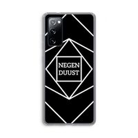 Negenduust geometrisch: Samsung Galaxy S20 FE / S20 FE 5G Transparant Hoesje