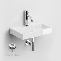 Fonteinset Clou Mini Wash Me Incl. Toebehoren 7x38 cm Glanzend Wit Clou
