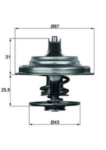 Thermostaat, koelvloeistof TX2379D