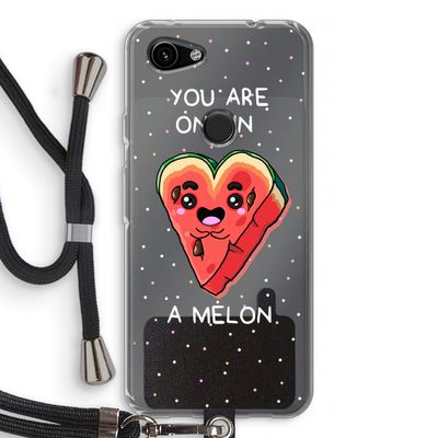 One In A Melon: Pixel 3a Transparant Hoesje met koord