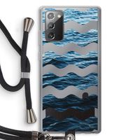 Oceaan: Samsung Galaxy Note 20 / Note 20 5G Transparant Hoesje met koord