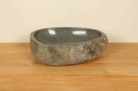 Flussstein Waschbecken RM030358, 49x36x15 cm
