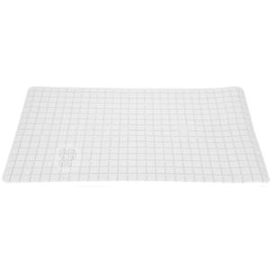 Excellent Houseware Badmat - antislip - ivoor wit - 69 x 39 cm