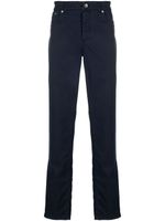 Brunello Cucinelli jean slim à taille basse - Bleu