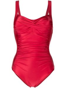 Duskii maillot de bain Diane à fronces - Rouge