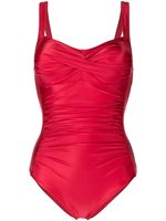 Duskii maillot de bain Diane à fronces - Rouge